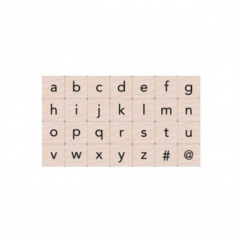 Essential Lowercase Letters Stamp