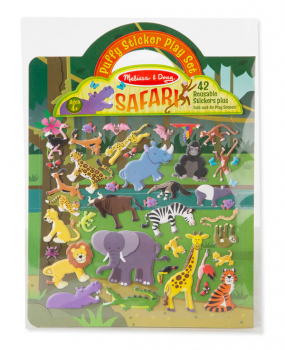 Safari Puffy Sticker Play Set