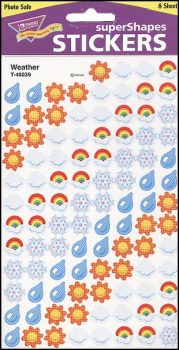 Weather Super Shapes Stickers