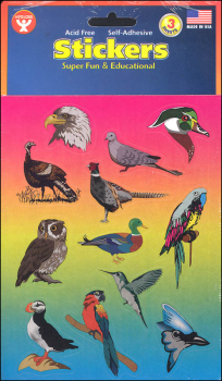 Bird Stickers (3 Sheets)