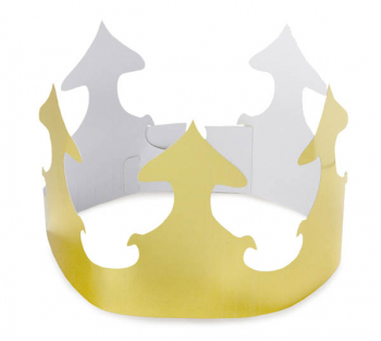 Bright Gold Tag Crown Package of 24