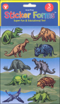Dinosaur Stickers (3 Sheets)