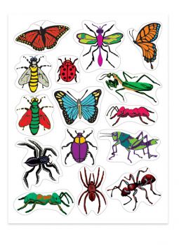 Insect Stickers (3 Sheets)