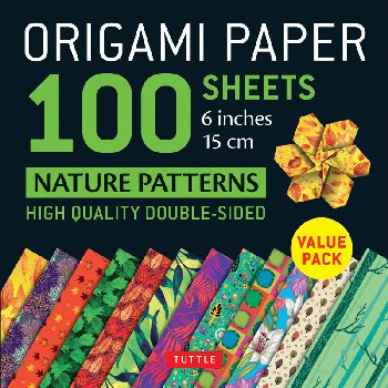 Origami Paper - 100 Sheets Nature Patterns 6"