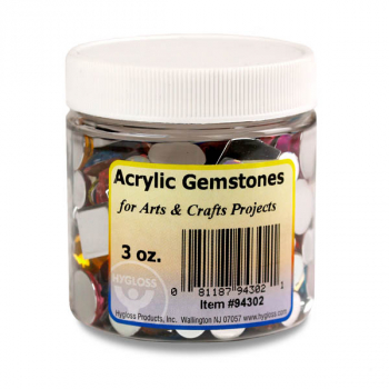 Multi Color Acrylic Gemstones 3 oz.