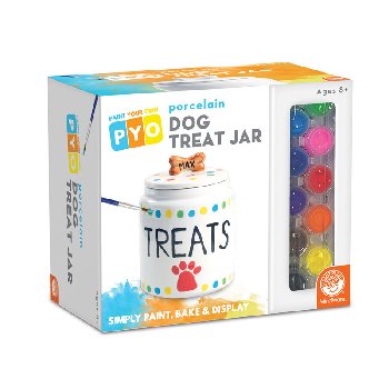 Paint Your Own Porcelain Dog Treat Jar