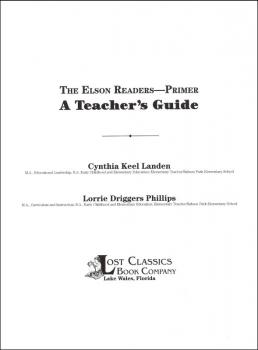 Elson Readers: Primer Teacher's Guide