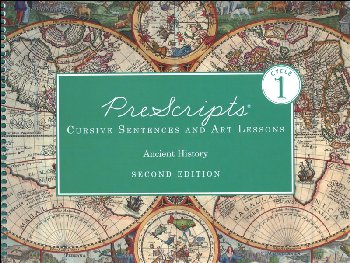 Prescripts Cursive Sentences and Art Lessons: Ancient History 2nd ed.