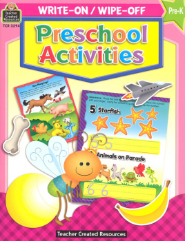Write-On/Wipe-Off Preschool Activities