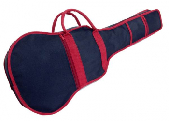 Nylon 34" Guitar Case (Black and Red)