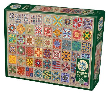 50 States Quilt Blocks Puzzle (1000 piece)
