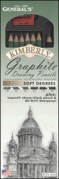 Kimberly Graphite Drawing Pencils (Soft Degrees)