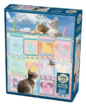 Quilted Kittens Puzzle (500 piece)