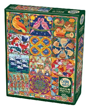 Twelve Days of Christmas Quilt Puzzle (1000 piece)