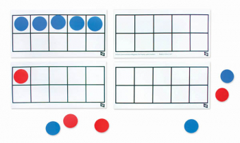 Demo Magnetic Ten Frame With Counters Set