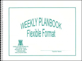 Weekly Lesson Plan Book Flexible Format