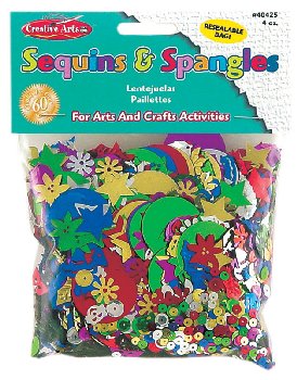 Spangles Assorted Shapes & Colors (110 grams)
