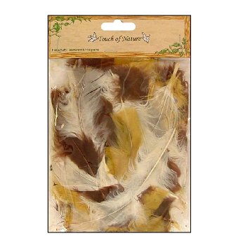 Touch of Nature Midwest Design Turkey Feathers Flat 4"-6" Earth .49oz