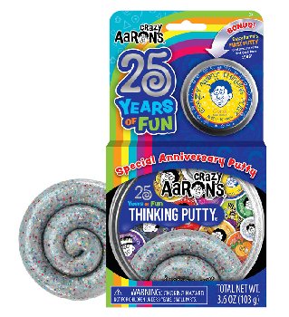 25 Years of Fun Special Anniversary Putty - Set of 4" and 2" Tins