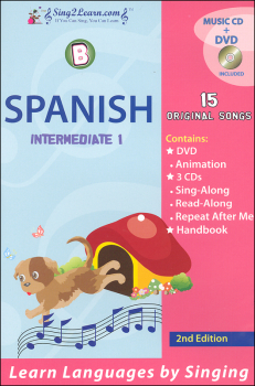 Spanish Intermediate 1B Combo (Song Book, CDs, DVD)