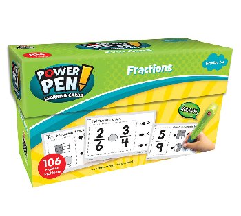 Power Pen Learning Cards: Fractions