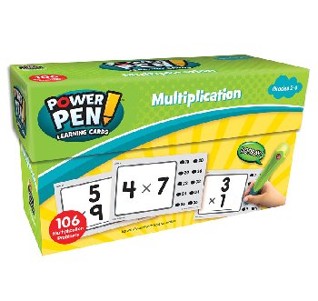 Power Pen Learning Cards: Multiplication
