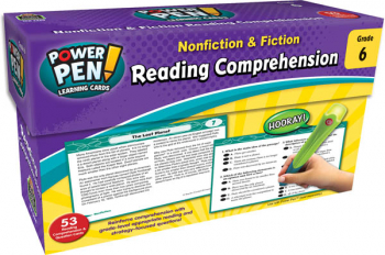 Power Pen Learning Cards: Reading Comprehension Grade 6