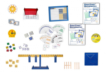 RightStart Mathematics Starter Kit Level B with AL Abacus Standard (1st Edition)