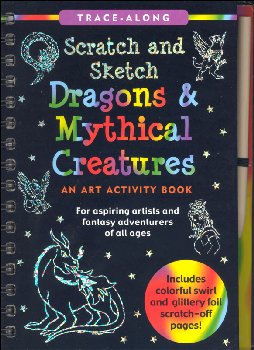 Dragons & Mythical Creatures Trace-Along Scratch and Sketch Activity Book