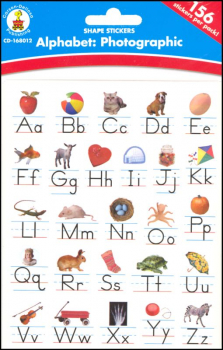Alphabet Photographic Stickers