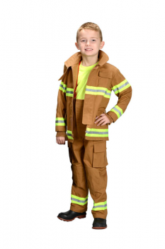 Junior Firefighter Suit - size 12/14 (Tan)