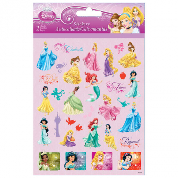Disney Princess Foldover Stickers
