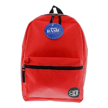 Red Basic Backpack 16"