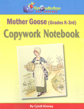 Mother Goose Copy Work Notebook for Grades K-3