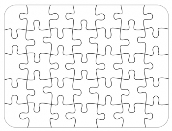 Bare Blank Puzzle (35 piece)