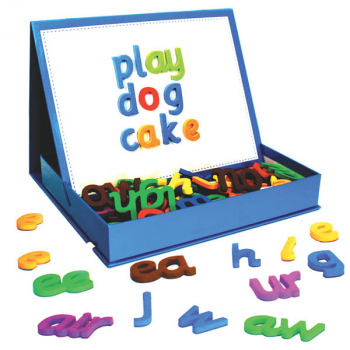 Rainbow Phonics Magnetic Letters with Magnetic Board