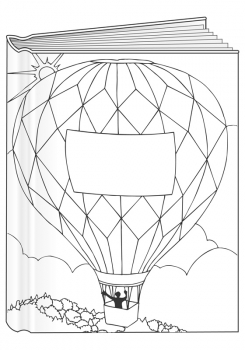 Hot-Air Balloon Bare Book