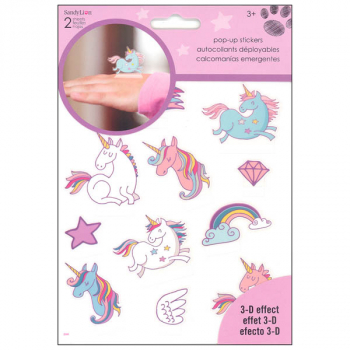 Unicorns Pop Up Stickers (2 Sheet)