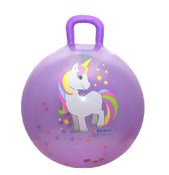 Unicorn Hippity Hop Ball - Purple