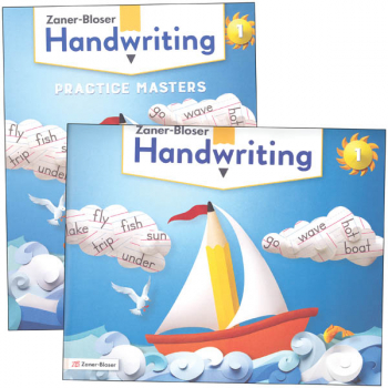 Zaner-Bloser Handwriting Grade 1 Homeschool Bundle - Student Edition/Practice Masters (2020 edition)