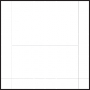 Square Framed Game Board (18")