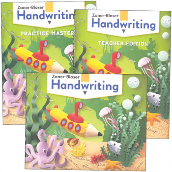 Zaner-Bloser Handwriting Grade 2C Homeschool Bundle - Student Edition/Teacher Edition/Practice Masters (2020 edition)
