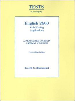 English 2600 Tests