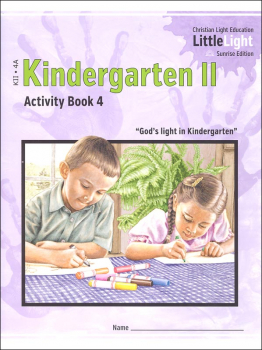 Kindergarten II - LittleLight Activity Book 4