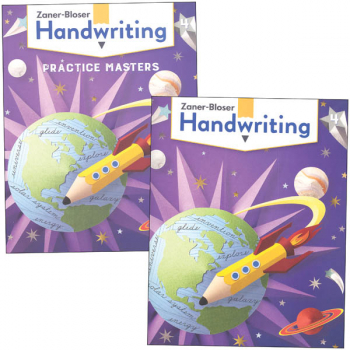 Zaner-Bloser Handwriting Grade 4 Homeschool Bundle - Student Edition/Practice Masters (2020 edition)