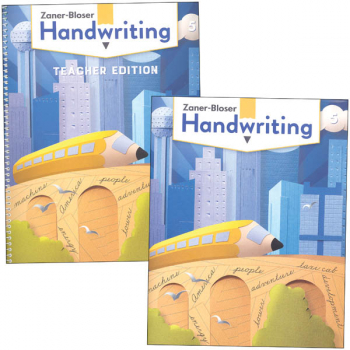 Zaner-Bloser Handwriting Grade 5 Home School Bundle - Student Edition/Teacher Edition (2020 edition)
