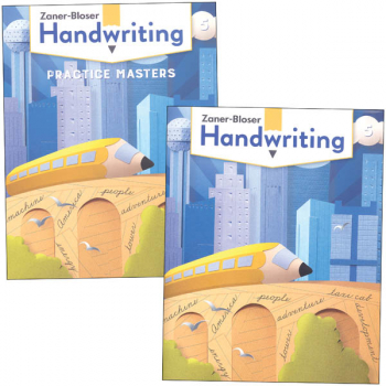 Zaner-Bloser Handwriting Grade 5 Homeschool Bundle - Student Edition/Practice Masters (2020 edition)