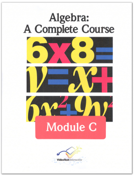 VideoText Algebra Module C Set (DVD format)