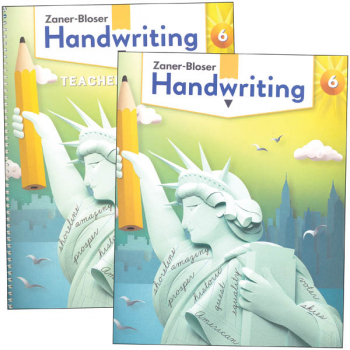 Zaner-Bloser Handwriting Grade 6 Home School Bundle - Student Edition/Teacher Edition (2020 edition)
