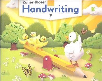 Zaner-Bloser Handwriting Grade K Student Edition (2020 edition)